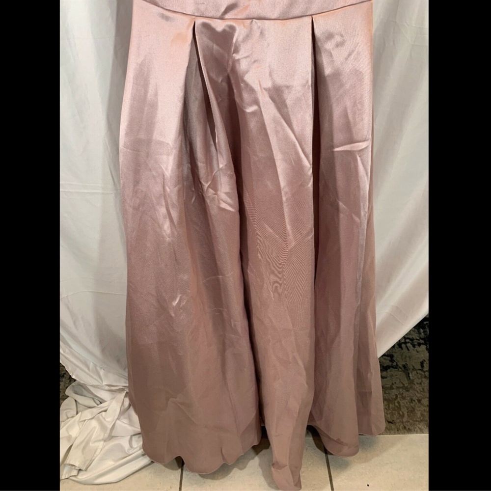 NEW Xscape Mikado Evening‎ Dress Gown in Pink [SZ 12 ] - Picture 4 of 8